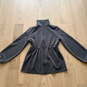 lululemon athletica Charcoal Zip-Up Utility Jacket